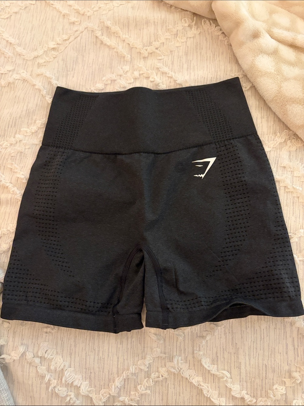 Gymshark Black Seamless High-Waist Bike Shorts